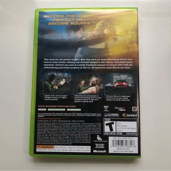 Robert Ludlum’s The Bourne Conspiracy Xbox 360 Game - Picture 3 of 4